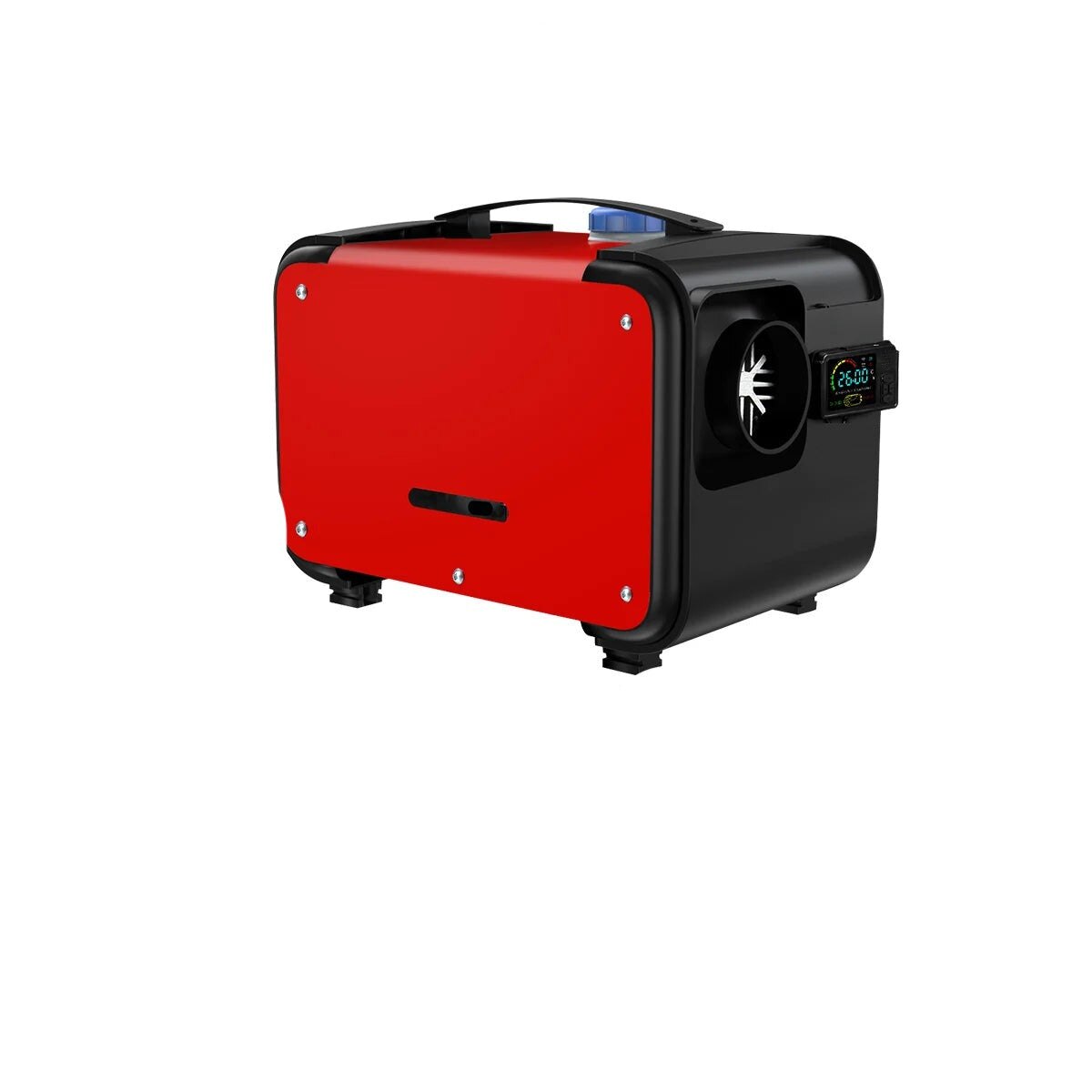 Въздушен нагревател за автомобил, 220V, 8KW, преносим, LCD ключ, червен ...