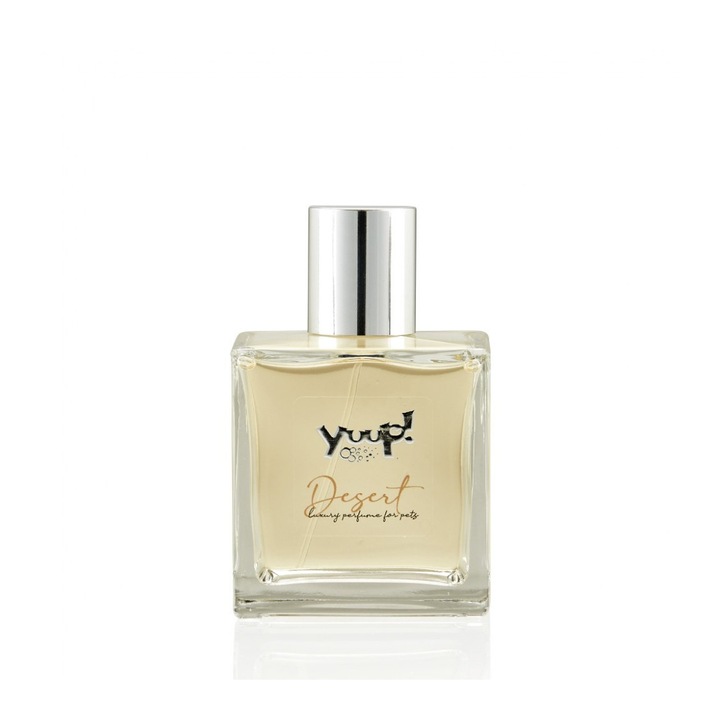 Parfüm kutyáknak és macskáknak Yuup!, vanília, karamell és egyéb édes összetevők aromajegyeinek gondosan válogatott kombinációja, Desszert, 100 ml