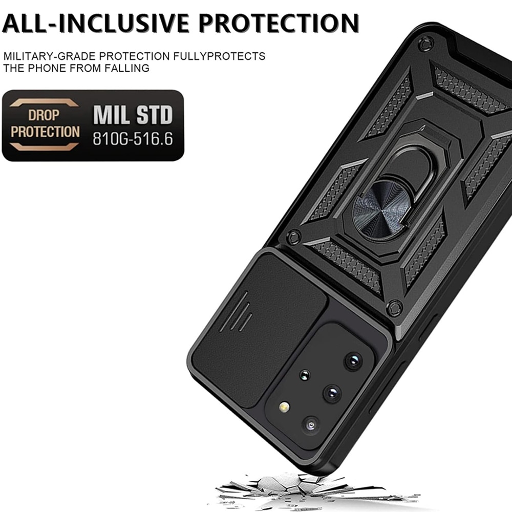 Husa pentru Samsung Galaxy S20 Plus 4G / S20 Plus 5G - Seria Techsuit Camshield - Negru