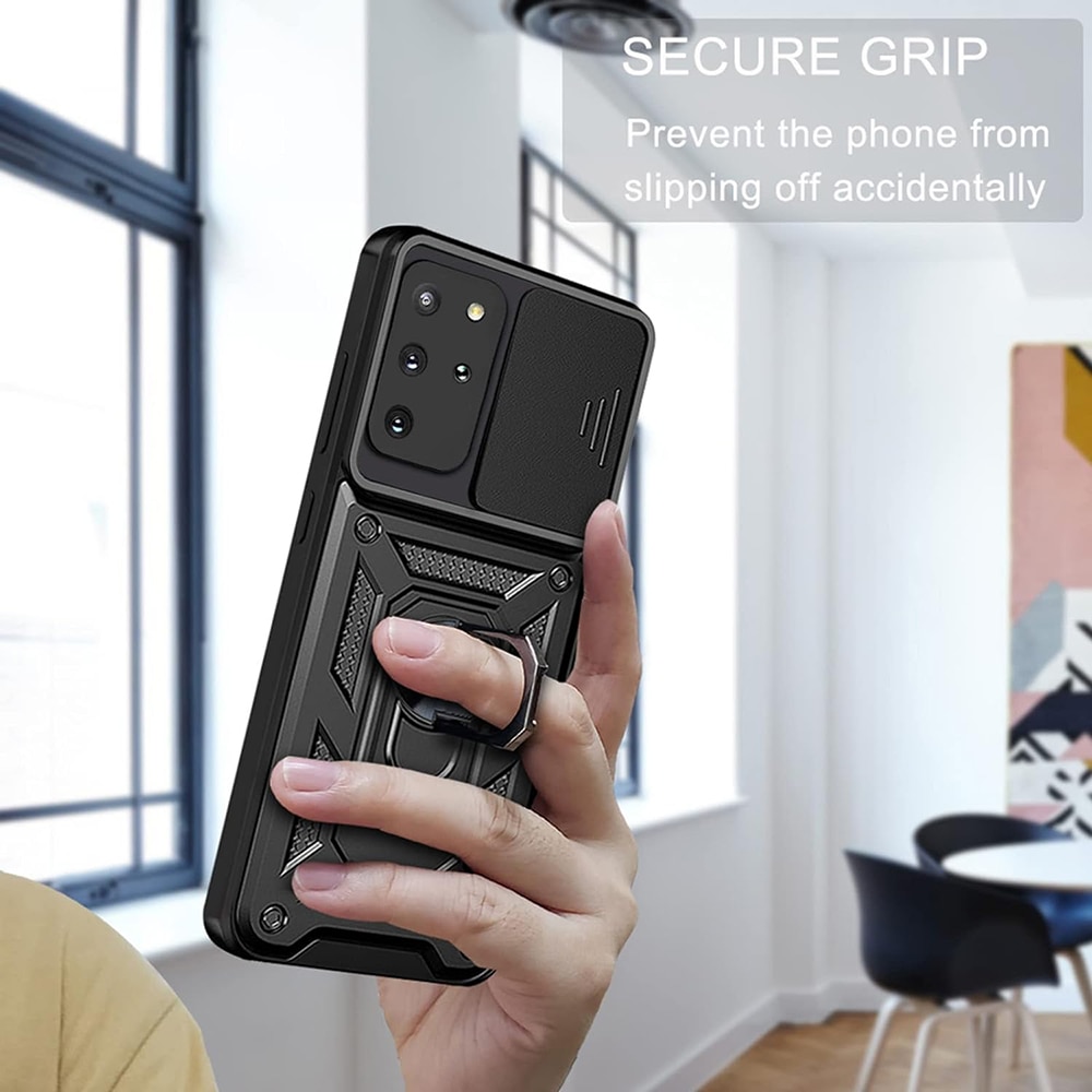 Husa pentru Samsung Galaxy S20 Plus 4G / S20 Plus 5G - Seria Techsuit Camshield - Negru