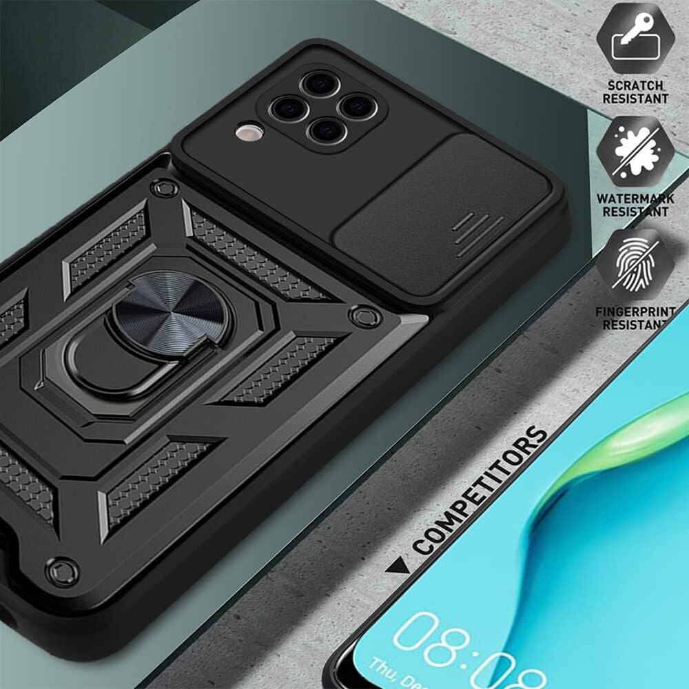 Husa pentru Huawei P40 Lite - Seria Techsuit Camshield - Neagra