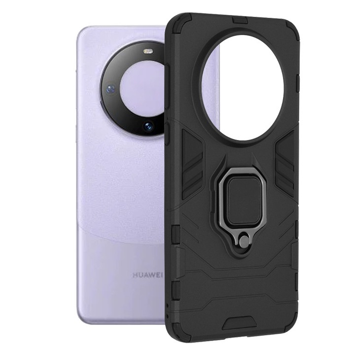 Кейс за Huawei Mate 60 - Techsuit Silicone Shield - Черен
