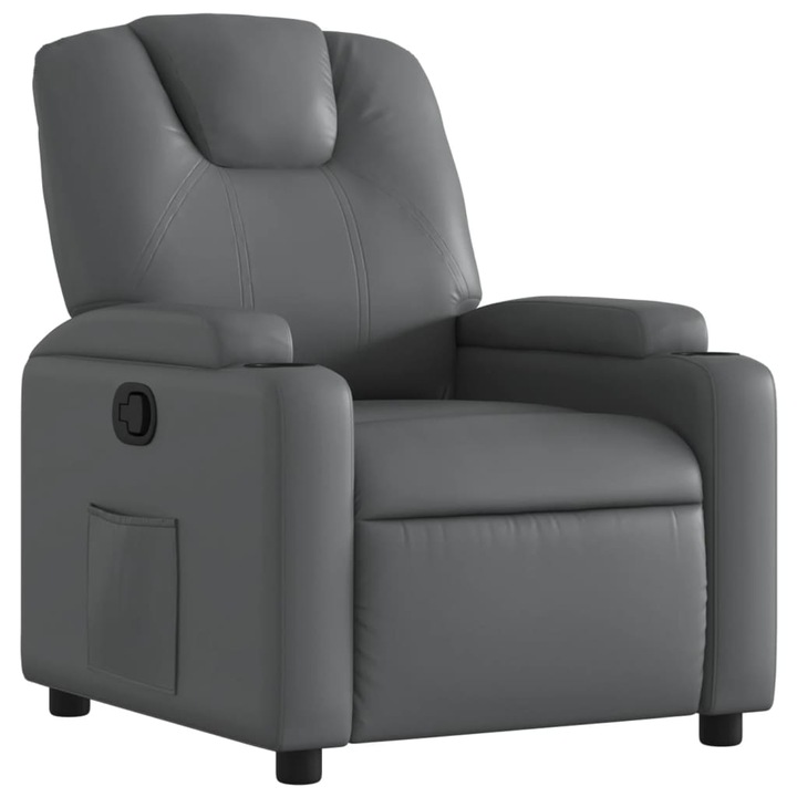 vidaXL szürke műbőr relaxfotel 3205978