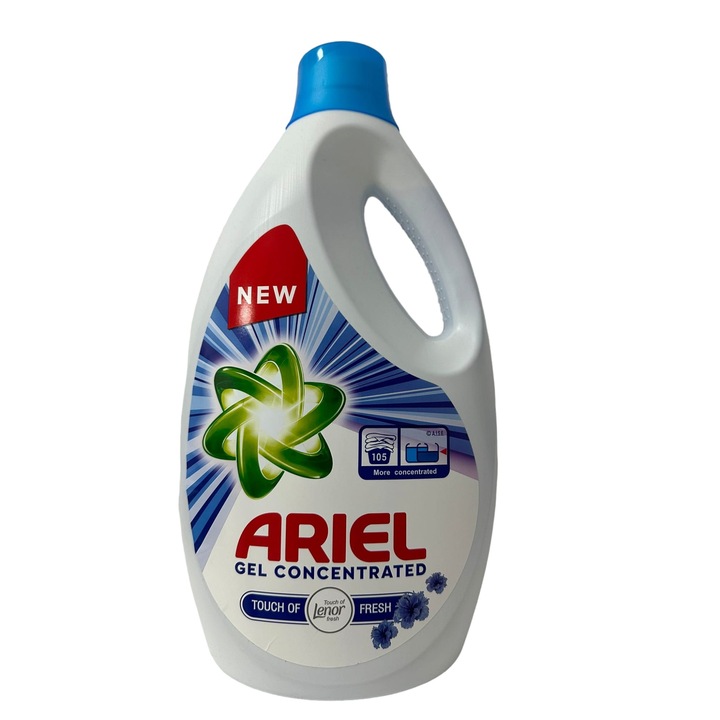 Detergent automat ARIEL gel concentrat, Touch of Lenor Fresh, 5.77 litri, 105 spalari