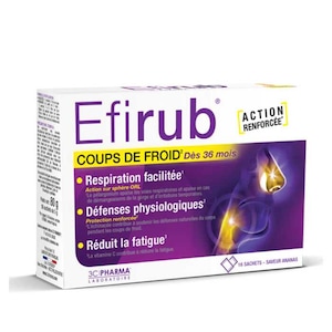 Supliment alimentar, 3C Pharma Efirub, tratament raceala, 16 plicuri