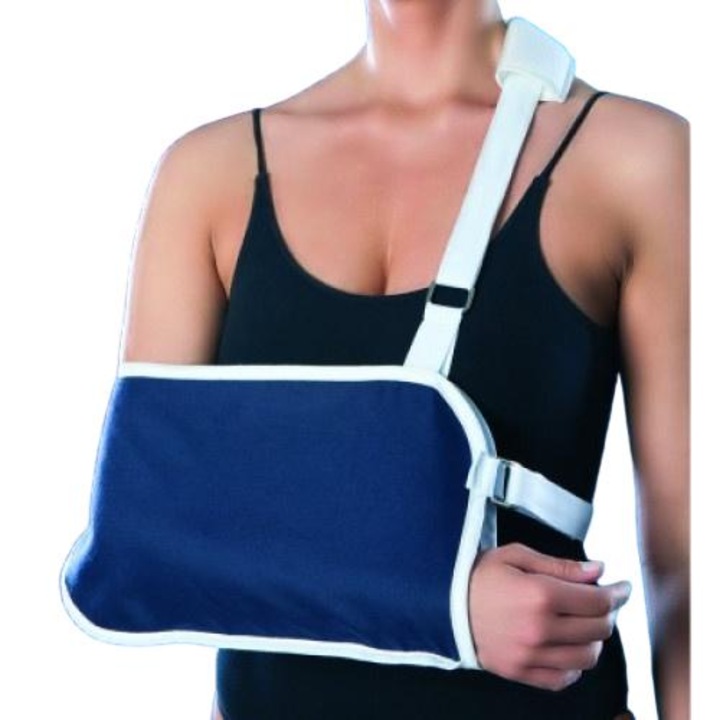 Suport de mana pentru fixare, Anatomic Help, ajustabil, albastru