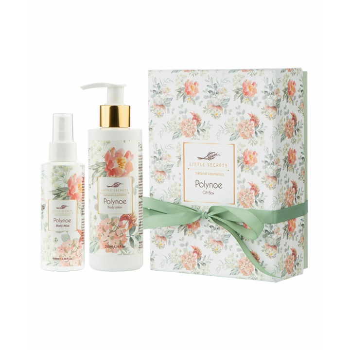 Set cadou Little Secrets Polynoe, Lotiune de corp 200ml, Body Mist 100ml