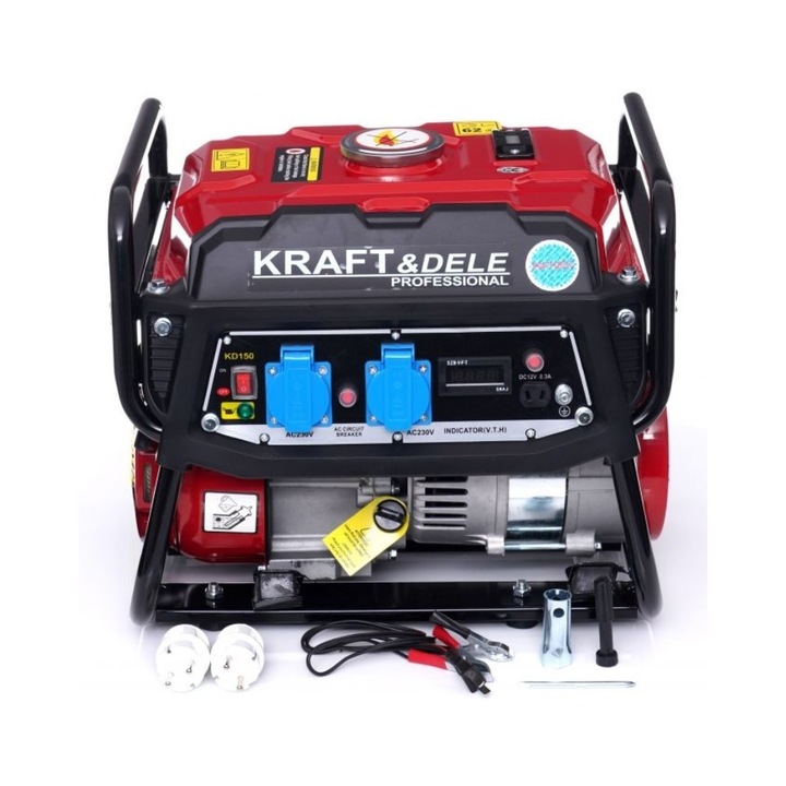 Генератор за ток, Kraft&Dele, 230 V, 5L, 1500W