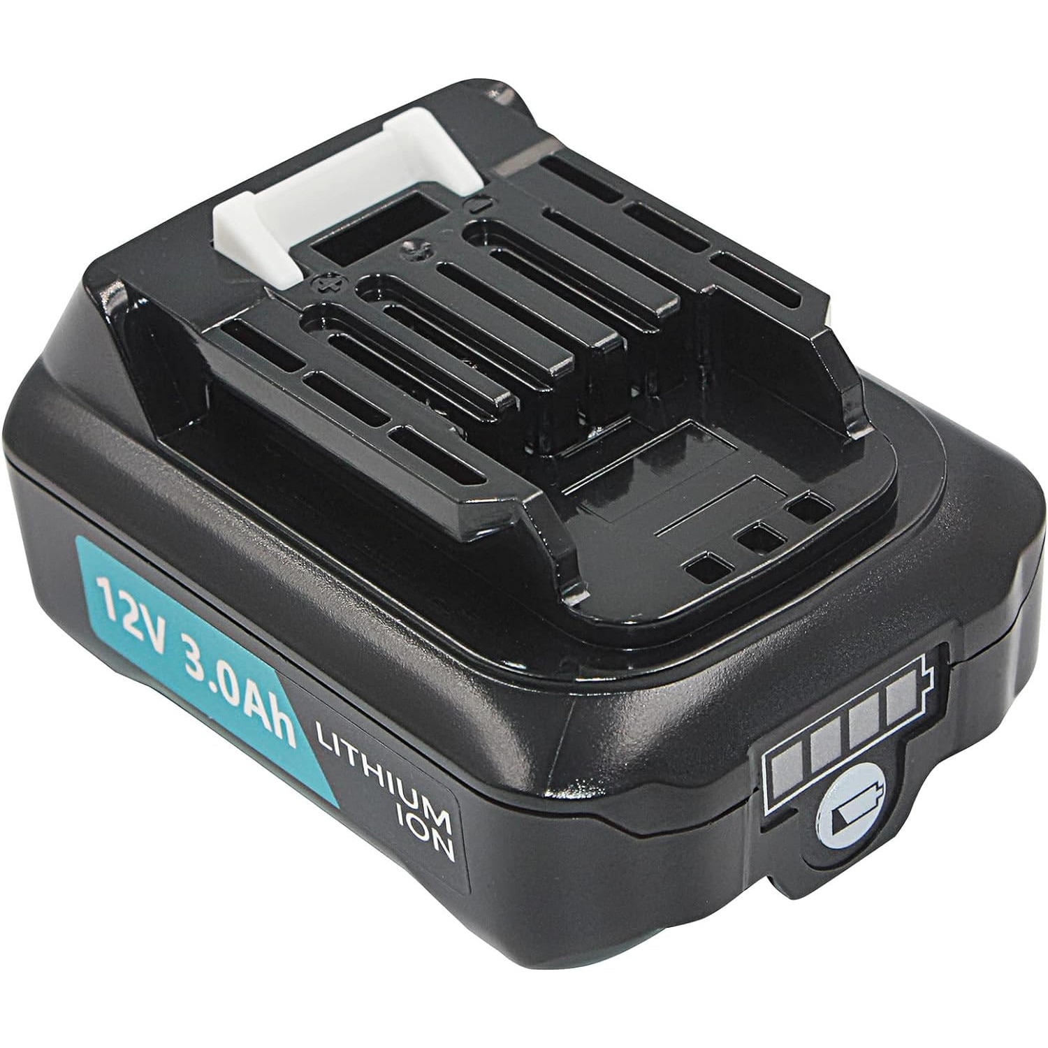 Baterie, Seilylanka, Pentru Makita BL1021B BL1015 BL1020B BL1041B BL1016 197396-9 632F59-1, Li-ion, 12 V 3,0 Ah, Negru