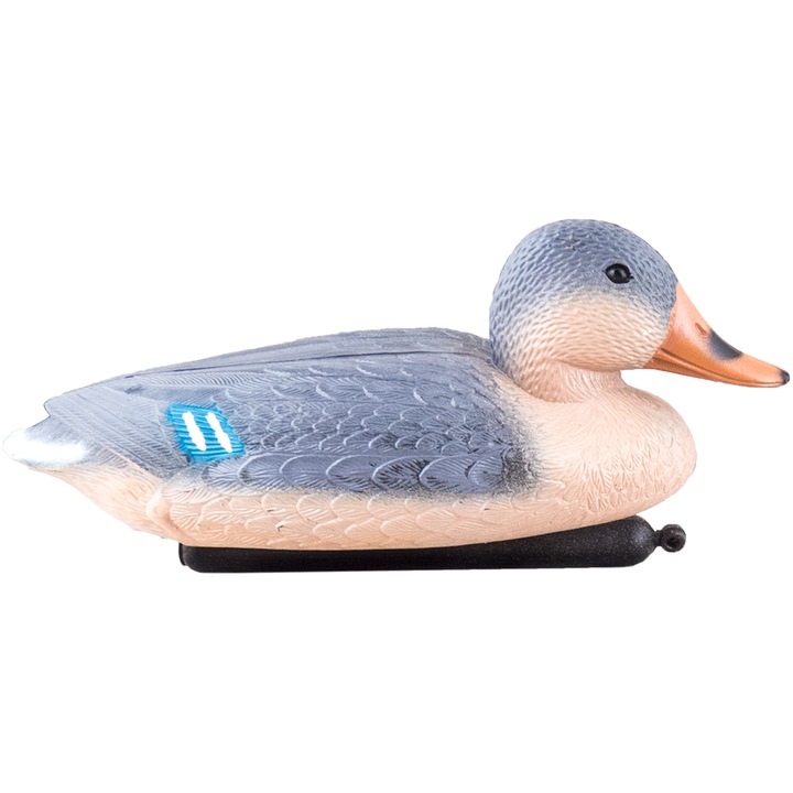 Kacsa dekoráció, Happet, Műanyag, 38x17 cm, Kék