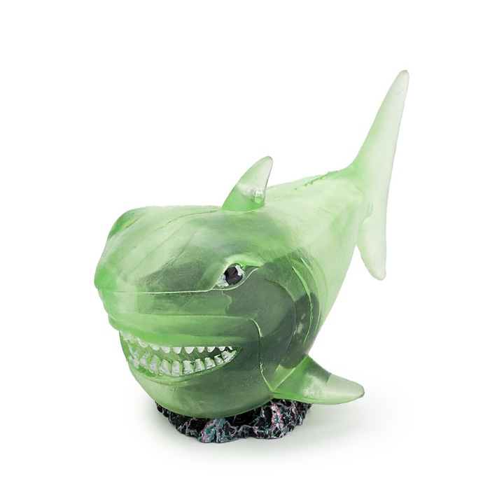 Akváriumi dekoráció, Happet, poliészter, 8 cm, zöld