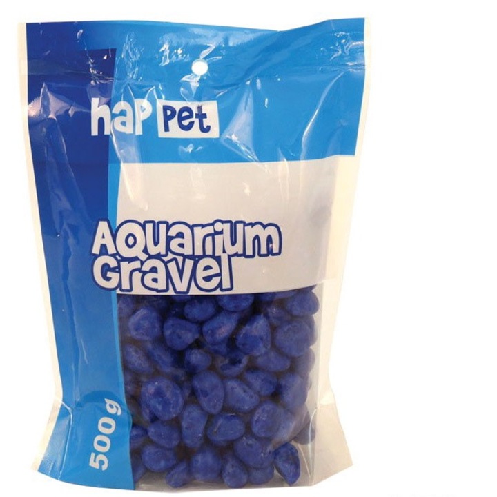 Akváriumi kavics, Happet, 0,3 cm, 500 g, kék