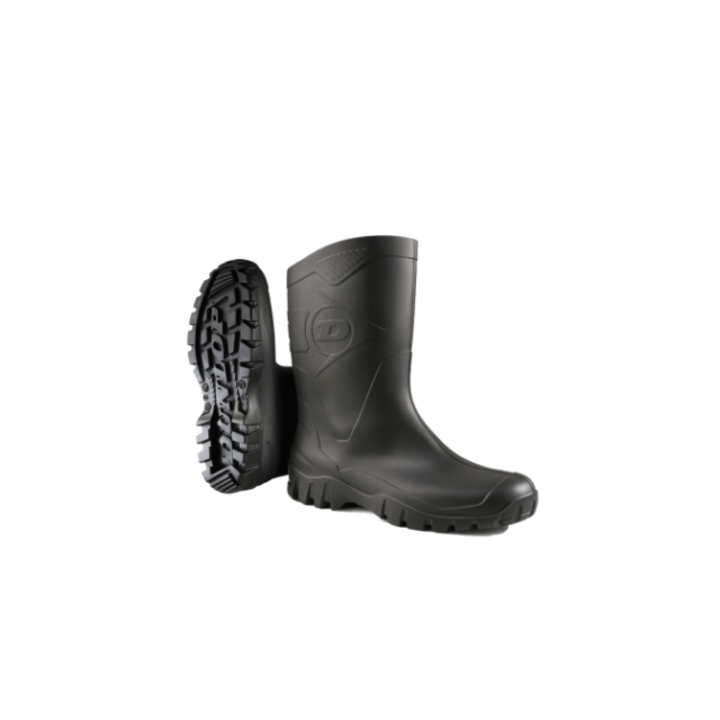 Къси предпазни PVC ботуши DUNLOP DEE Black 40