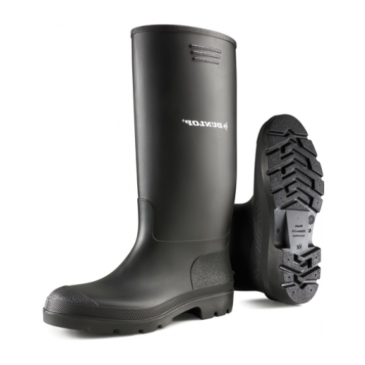 Dunlop Pricemastor 380 PP saválló PVC biztonsági csizma, fekete 48