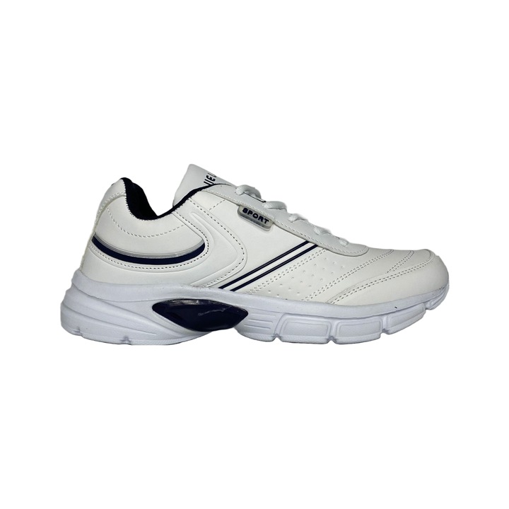 Бели мъжки спортни обувки Maxwell, Бял