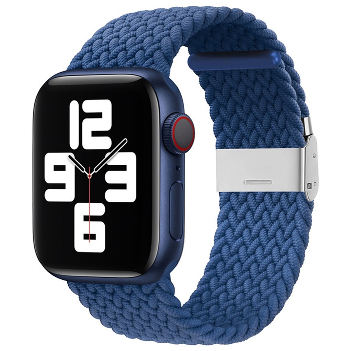 Szíj Apple Watchhoz 1/2/3/4/5/6/7/8/9/SE/SE 2 (38/40/41mm) Techsuit óraszíj, kék