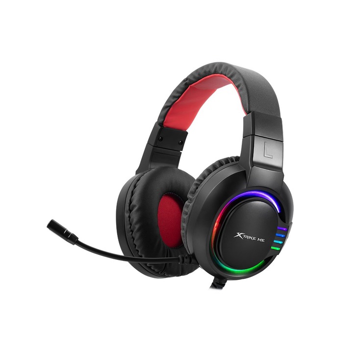 Слушалки с микрофон XTrike Me GH-405, Backlit, RGB, Геймърски слушалки, Gaming Headset