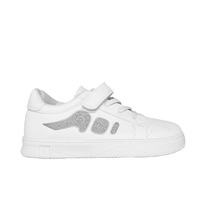 Спортни обувки за момиче бели Luz, Бял