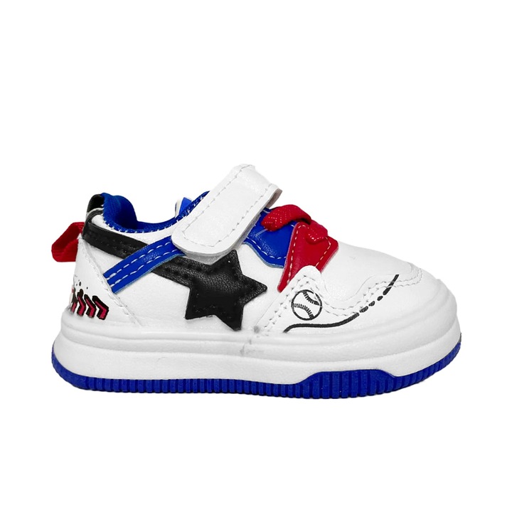 Спортни обувки за момче Alan white, Бял