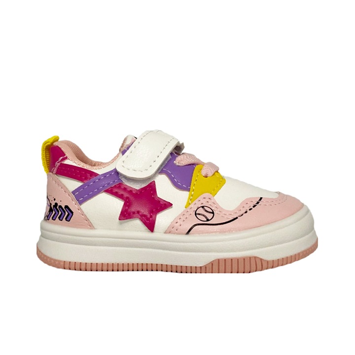 Спортни обувки за момиче розови Amelia, Розово