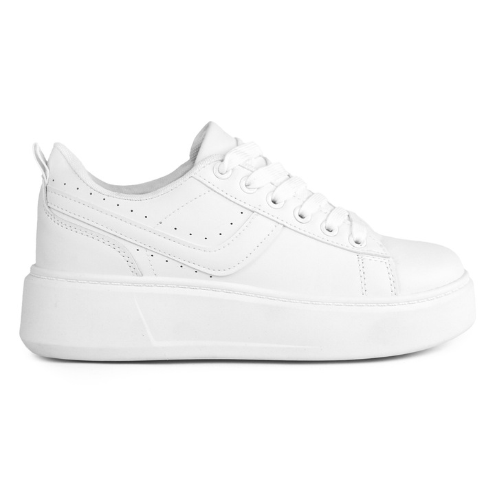 Pantofi sport dama Genevieve, Alb