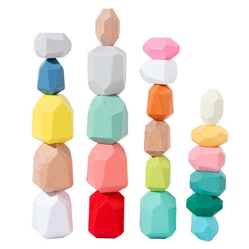 Set jucarii interactive si educative din lemn Montessori, 36 de Piese ...