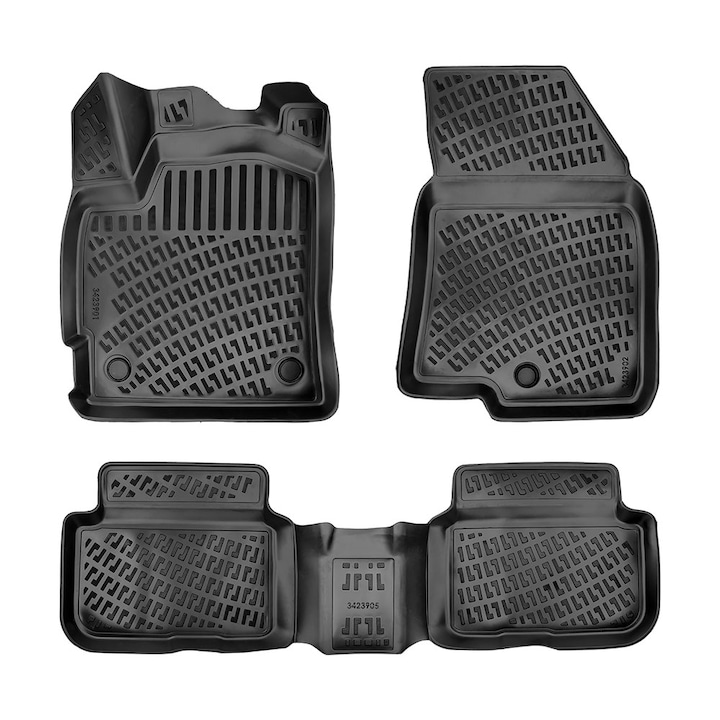 Set 5 piese Covorase Auto Cauciuc TPE Pentru Dacia Logan III Sedan 2020-, CED AUTO TRADE ®