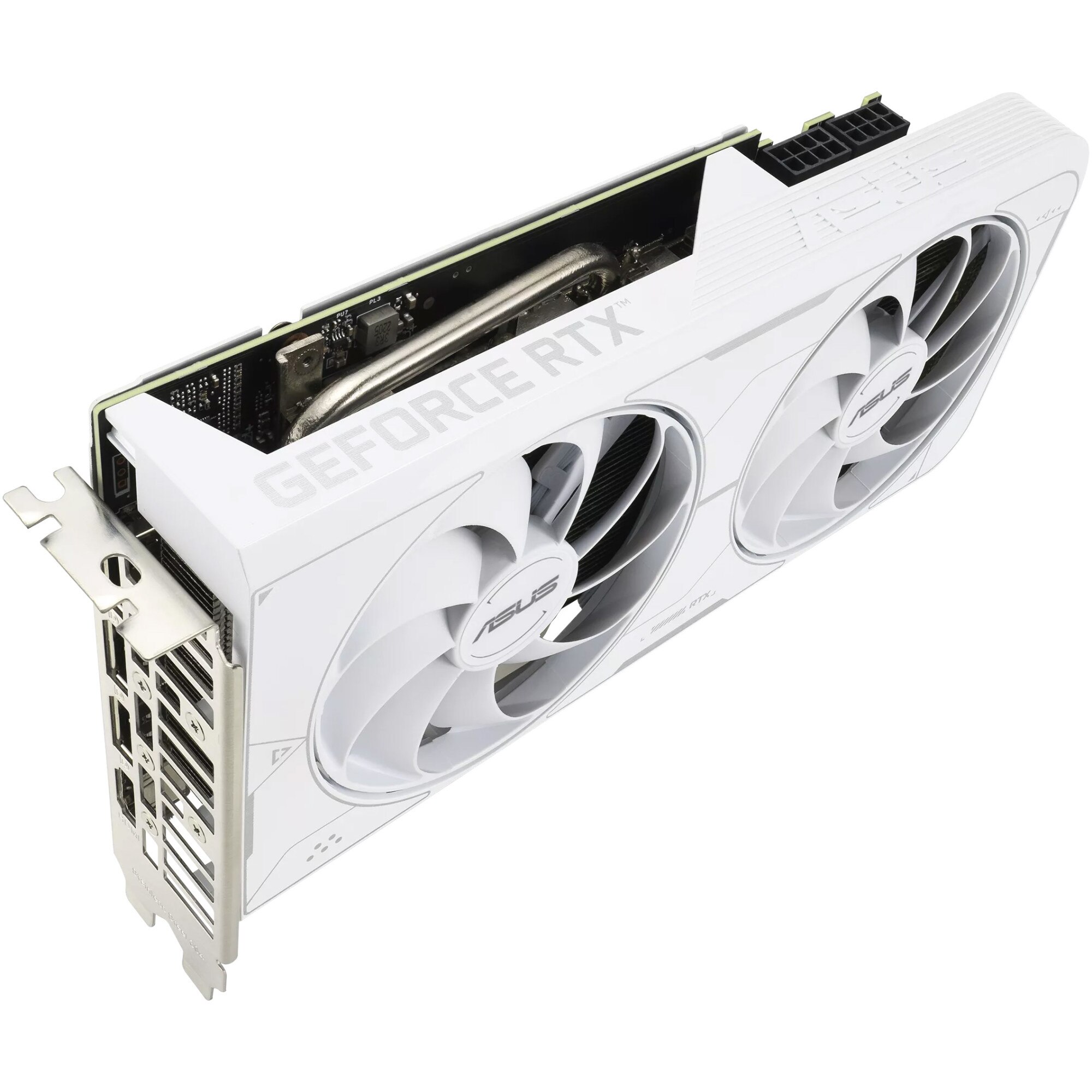 Placa video ASUS GeForce RTX™ 3060 Ti Dual OC White, 8GB GDDR6X