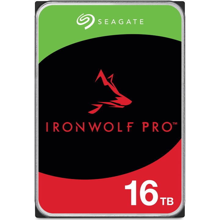 Твърд диск Seagate IronWolf Pro, 16TB, SATA3, 256MB, 3,5 инча