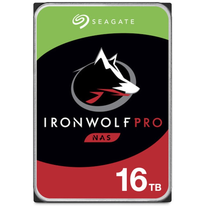 Твърд диск Seagate IronWolf Pro, 16TB, SATA3, 256MB, 3,5 инча