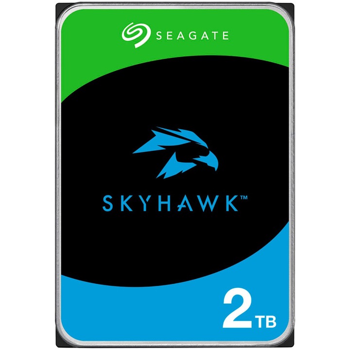 Hard Disk Seagate SkyHawk Surveillance, 2TB, 5400RPM, SATA3, 256MB
