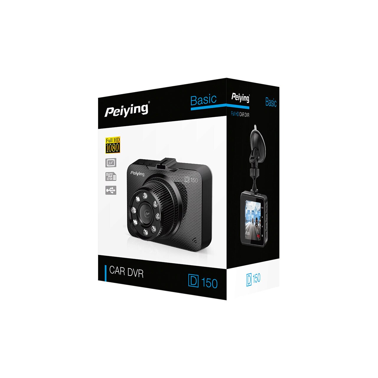 DVR камера за кола 125°, 4032 x 3024 px, mini USB, 75 x 54 x 35 mm ...