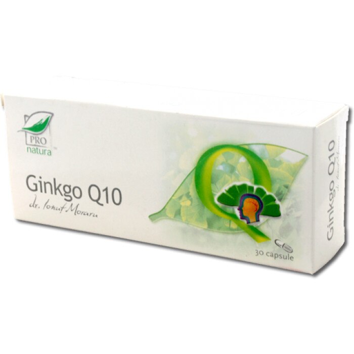 Ginkgo Q 10 30 capsule blister