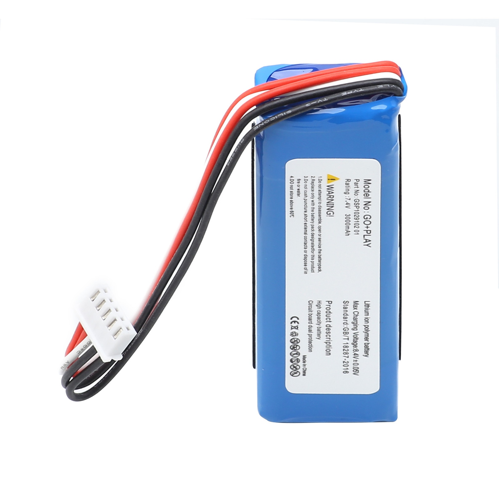J-ZMQER Adaptador de CA de 18V 4A compatible con Harman Kardon Go Play Cable de alimentación de altavoz portátil inalámbrico J-ZMQER Adaptador de CA de 18V 4A compatible con Harman Kardon Go Play Cable de alimentación de altavoz portátil inalámbrico