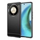 Калъф Techsuit, За Honor Magic 6 Lite, Карбон, Силикон, Черен