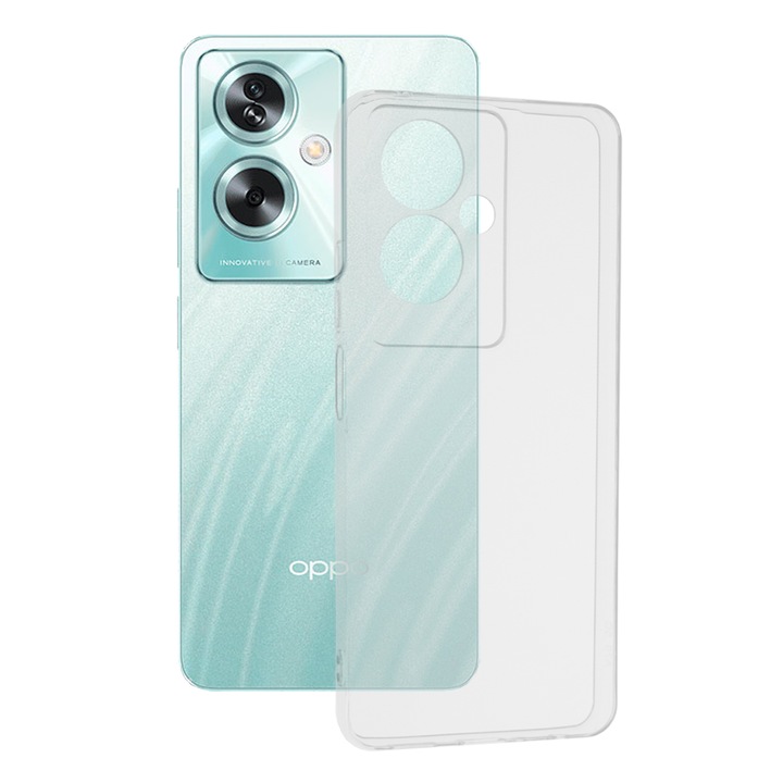 Кейс за Oppo A79 5G Techsuit прозрачен силиконов прозрачен