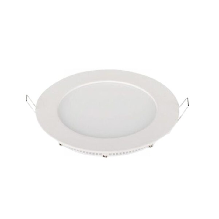 LED плафон, вграден, 18W, 2700K, 1500 lm, диаметър 225 mm x 25 mm