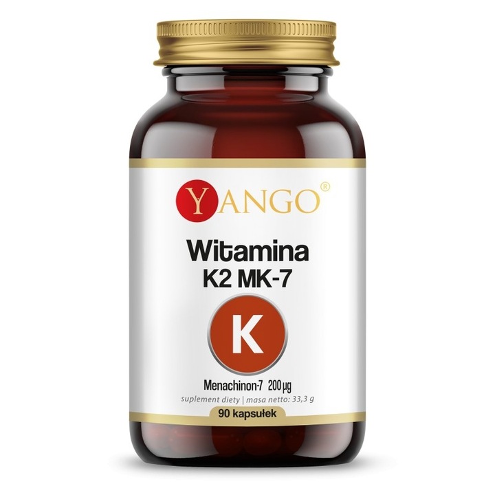 Хранителна добавка Yango Витамин К2 МК-7, 90 капсули