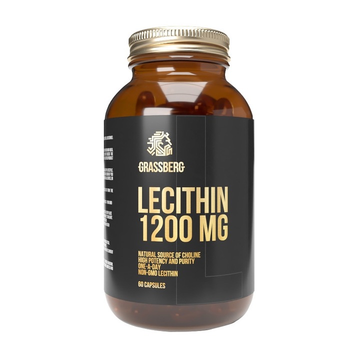 Supliment alimentar Grassberg Lecithin 1200mg, 60 capsule