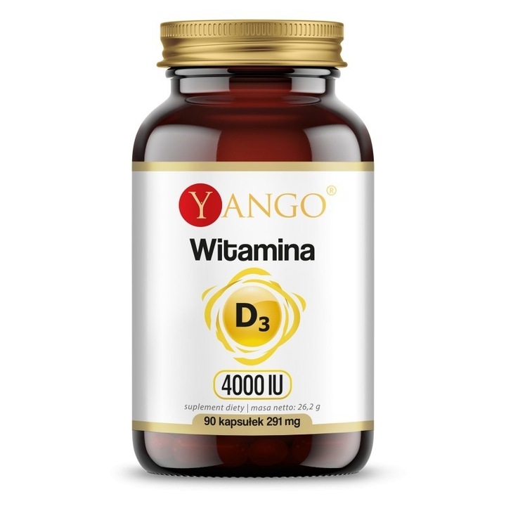 Vitamina D3 4000 UI, Yango, 90 capsule