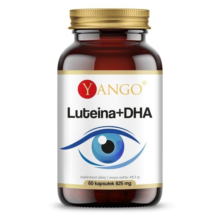 Étrend-kiegészítő Yango Lutein + DHA, 60 kapszula