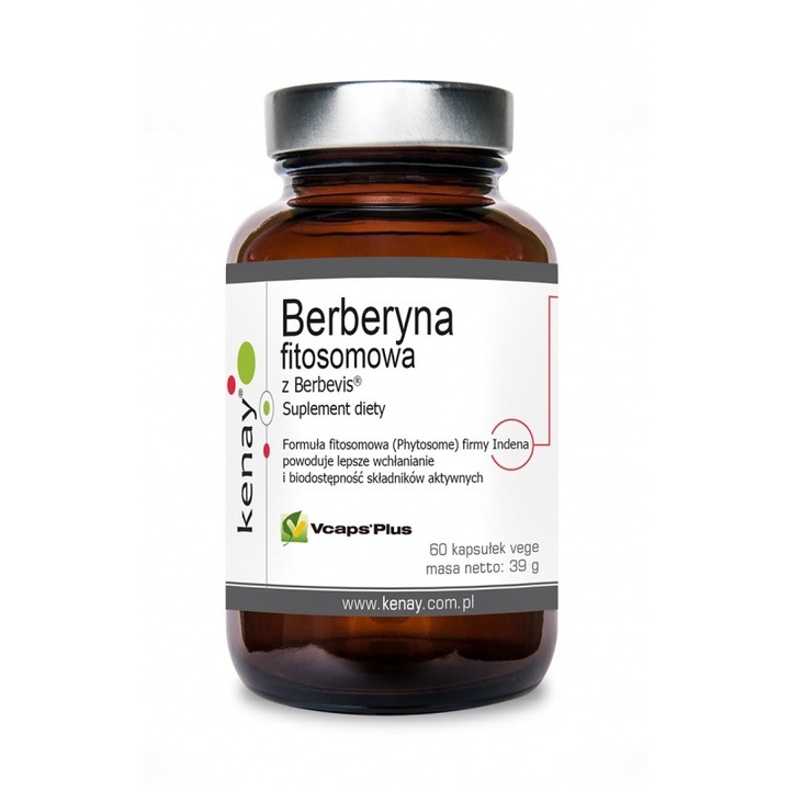 Étrend-kiegészítő Phytosomal berberine, Kenay, 60 kapszula