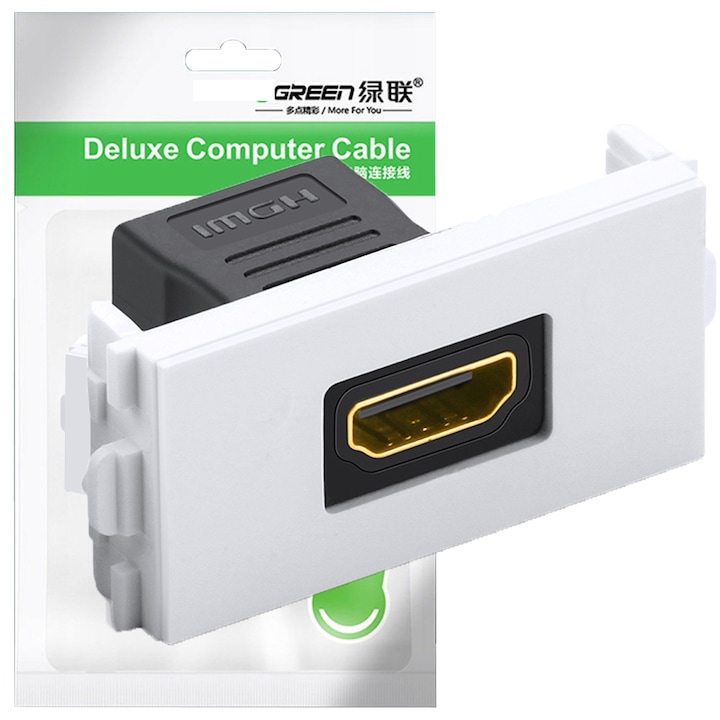 Ugreen panel HDMI csatlakozóval, fehér