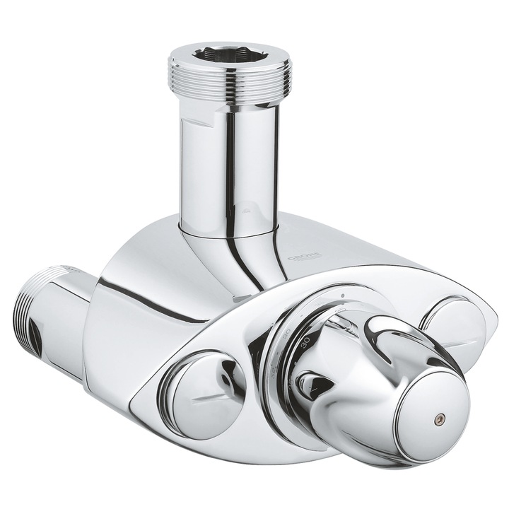 Смесител Grohe Grohtherm XL, Стенен, Термостатен, За вана/душ, 1 1/4″, Хром