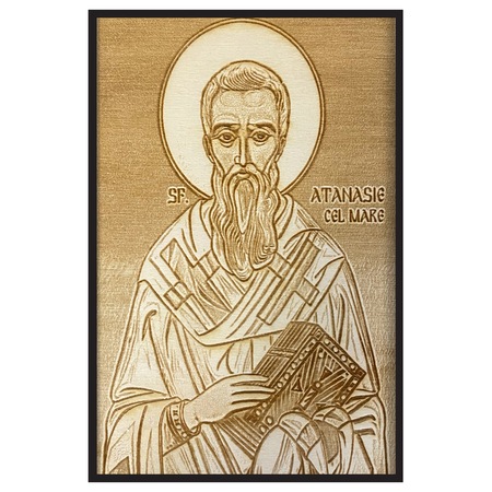 Икона Свети Атанасий 40 см - eMAG.bg