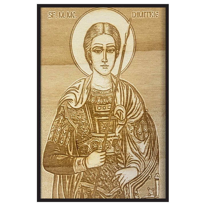 Icoana Sfantul Dimitrie 70 cm