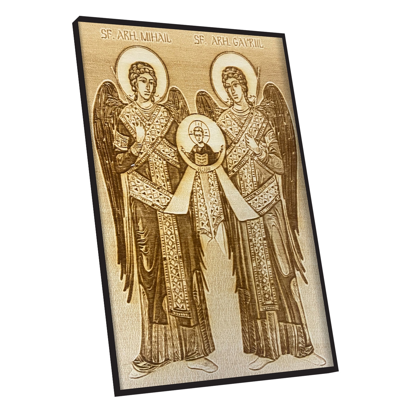 Икона Свети Михаил и Гавриил 15 см - eMAG.bg
