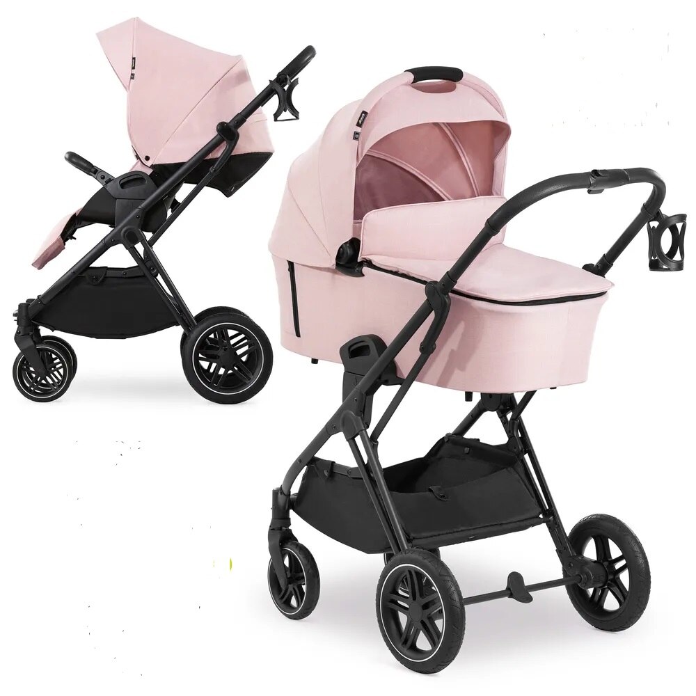 Детска количка 2в1 Hauck Vision X Duoset, Роза - eMAG.bg