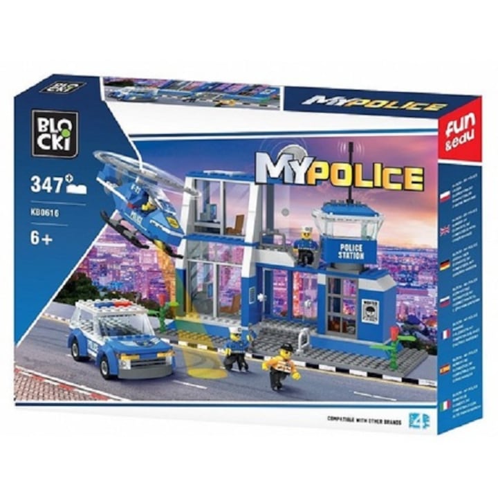 Конструктор Полицейски участък 347 елемента, Blocki MyPolice