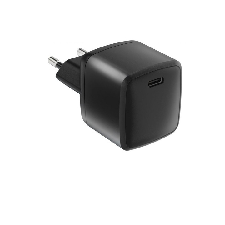 Incarcator Rapid USB-C, 30W, USB-PD, Negru